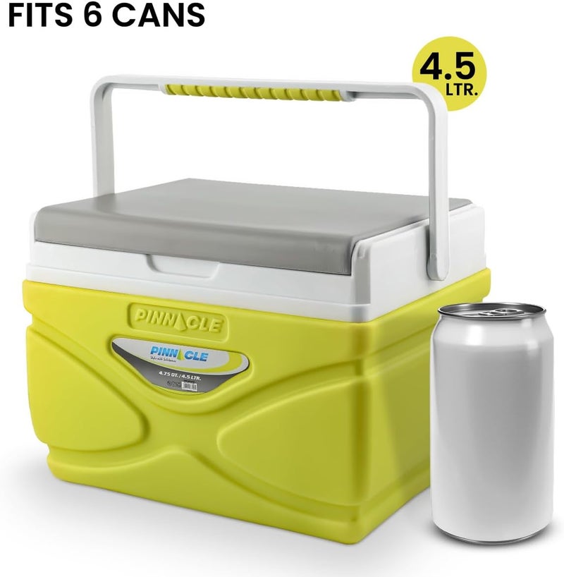 PINNACLE Picnic Cooler – 4.5 Liter Hard Cooler – Coolbox Keeps Contents Cool for 48 Hours – BPA Free Outdoor Cooler – Portable Cooler for Picnics, Grill, Camping (Orange) - Image 2